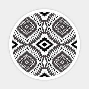 Black and Grey Aztec Magnet